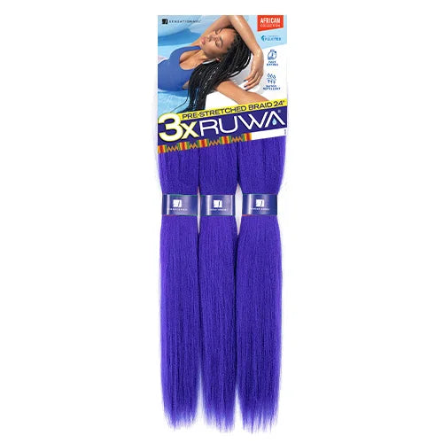 Synthetic Hair Braids Pre-Stretched Braid 24"
