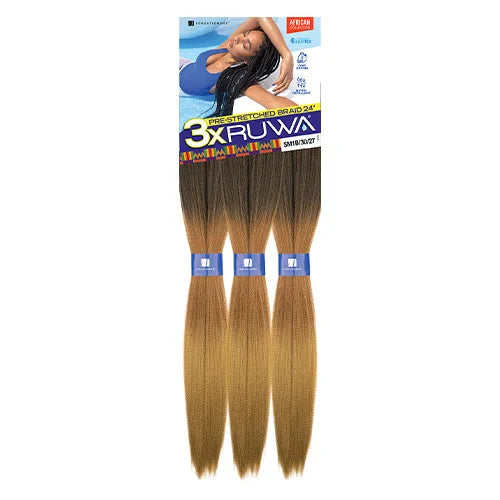 Synthetic Hair Braids Pre-Stretched Braid 24"