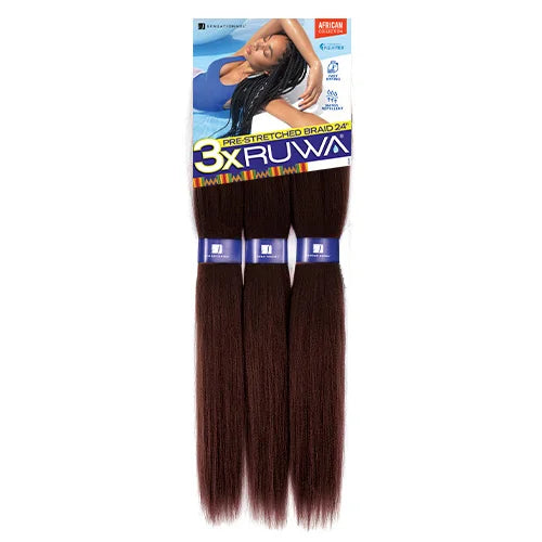 Synthetic Hair Braids Pre-Stretched Braid 24"