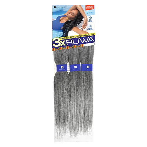 Synthetic Hair Braids Pre-Stretched Braid 24"