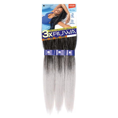 Synthetic Hair Braids Pre-Stretched Braid 24"