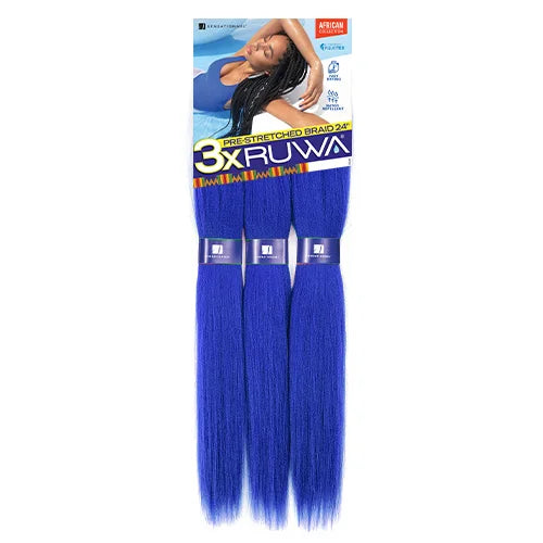 Synthetic Hair Braids Pre-Stretched Braid 24"