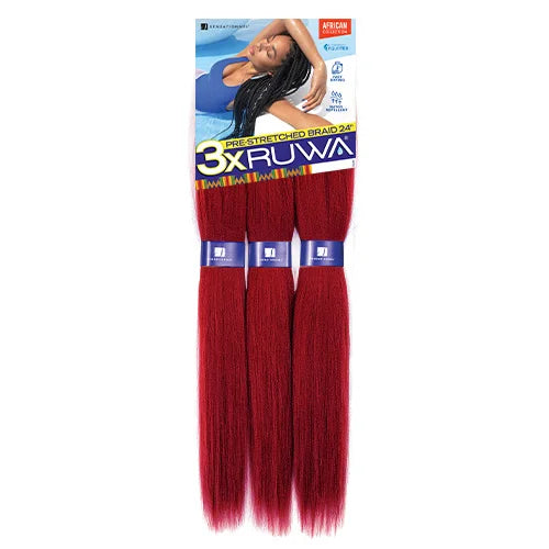 Synthetic Hair Braids Pre-Stretched Braid 24"
