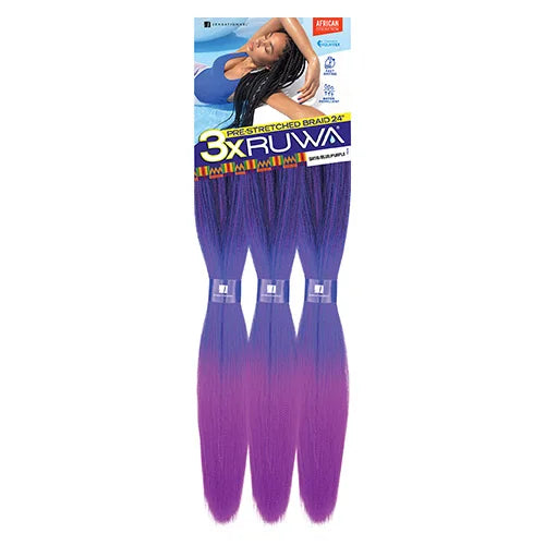 Synthetic Hair Braids Pre-Stretched Braid 24"