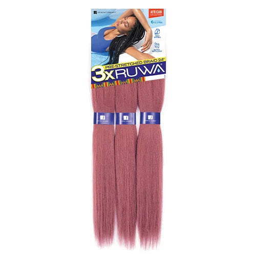 Synthetic Hair Braids Pre-Stretched Braid 24"