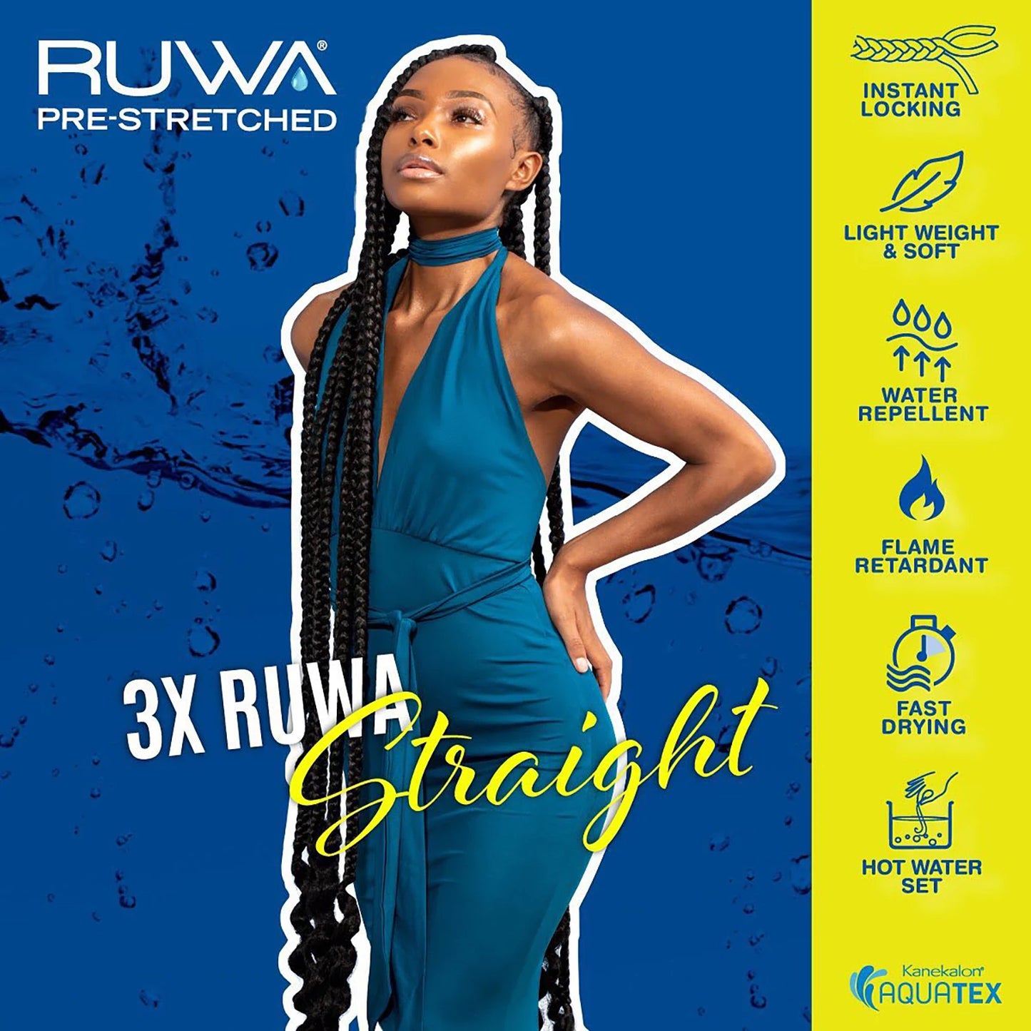 Synthetic Hair Braids Pre-Stretched Braid 24"