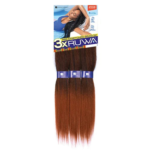 Synthetic Hair Braids Pre-Stretched Braid 24"