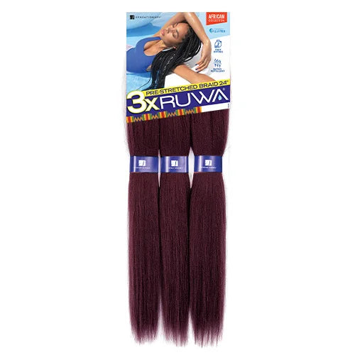 Synthetic Hair Braids Pre-Stretched Braid 24"