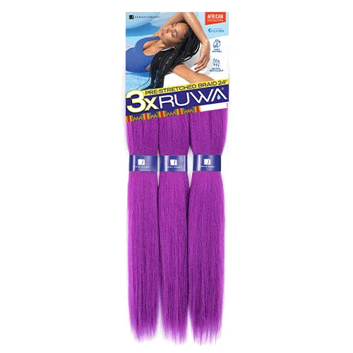 Synthetic Hair Braids Pre-Stretched Braid 24"