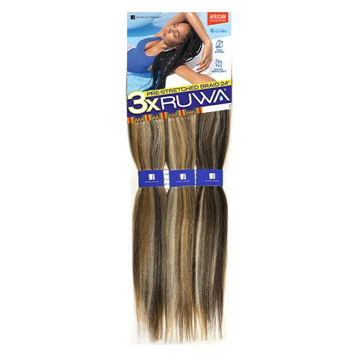 Synthetic Hair Braids Pre-Stretched Braid 24"