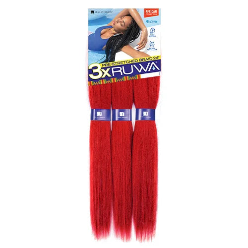 Synthetic Hair Braids Pre-Stretched Braid 24"