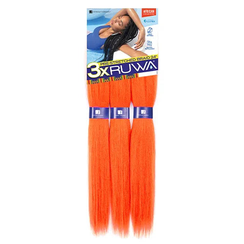 Synthetic Hair Braids Pre-Stretched Braid 24"