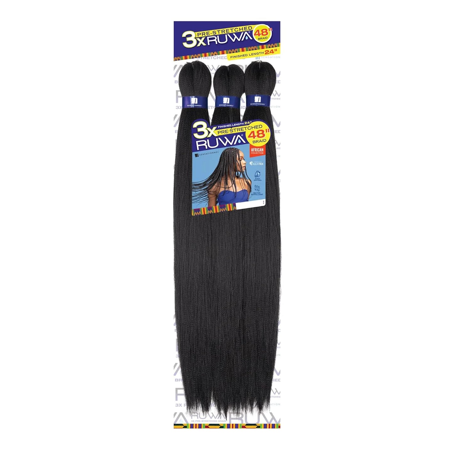 Synthetic Hair Braids Pre-Stretched Braid 24"