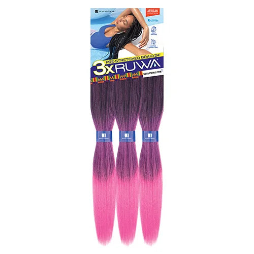 Synthetic Hair Braids Pre-Stretched Braid 24"