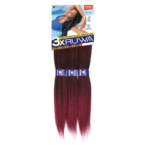 Synthetic Hair Braids Pre-Stretched Braid 24"