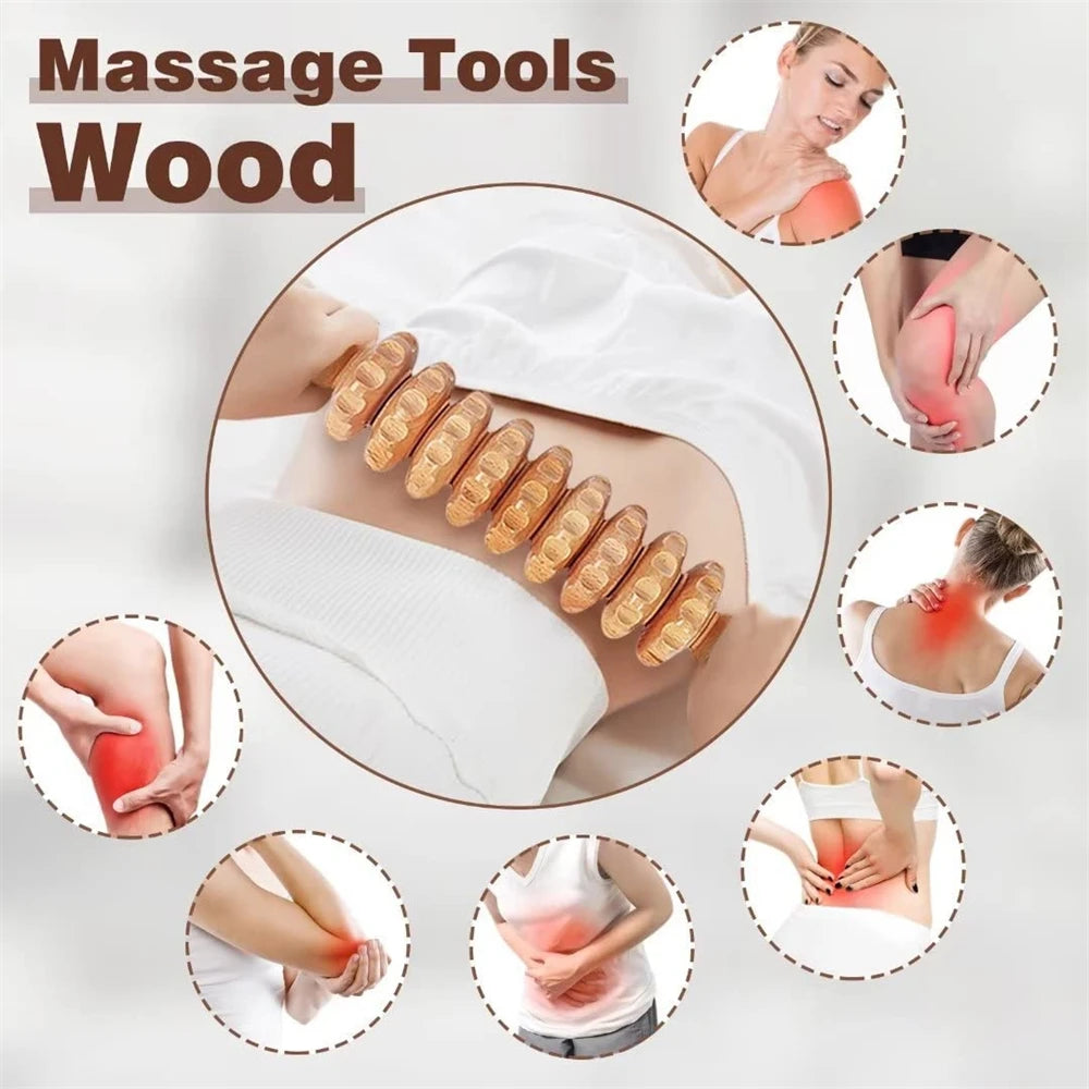 Wood Therapy Massage Tools Set