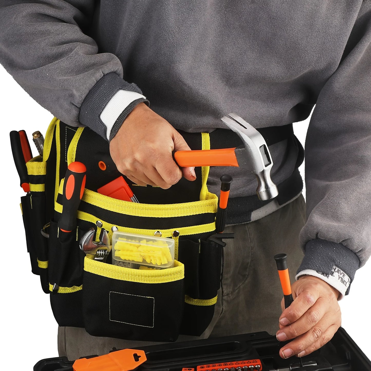 Tool Pouch  for Woodworker, Electrician, Construction