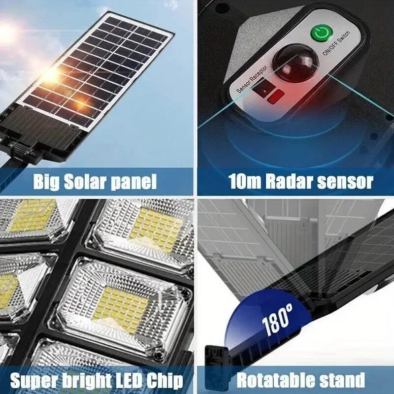 Powerful Solar Lamp With Remote Control