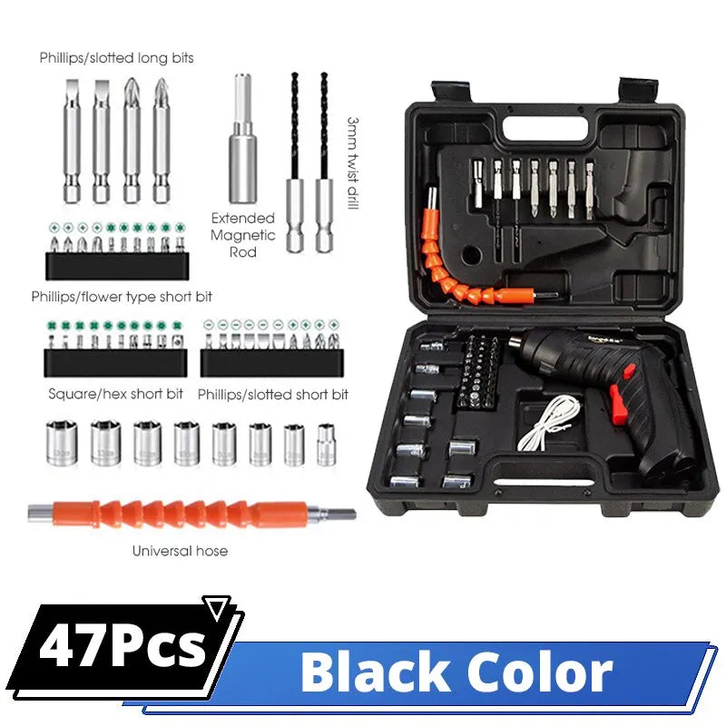 Lithium Battery Mini Household Electric Drill Cordless Screwdriver