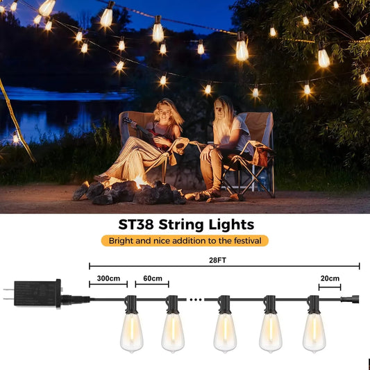 28ft Outdoor String Light
