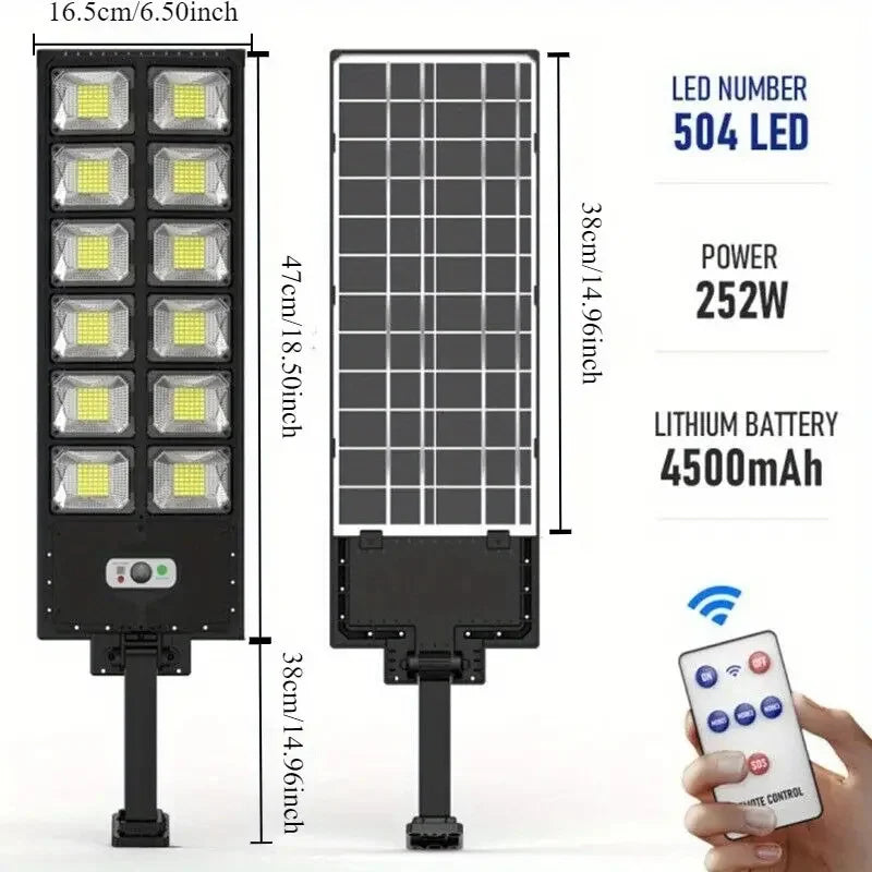 Powerful Solar Lamp With Remote Control