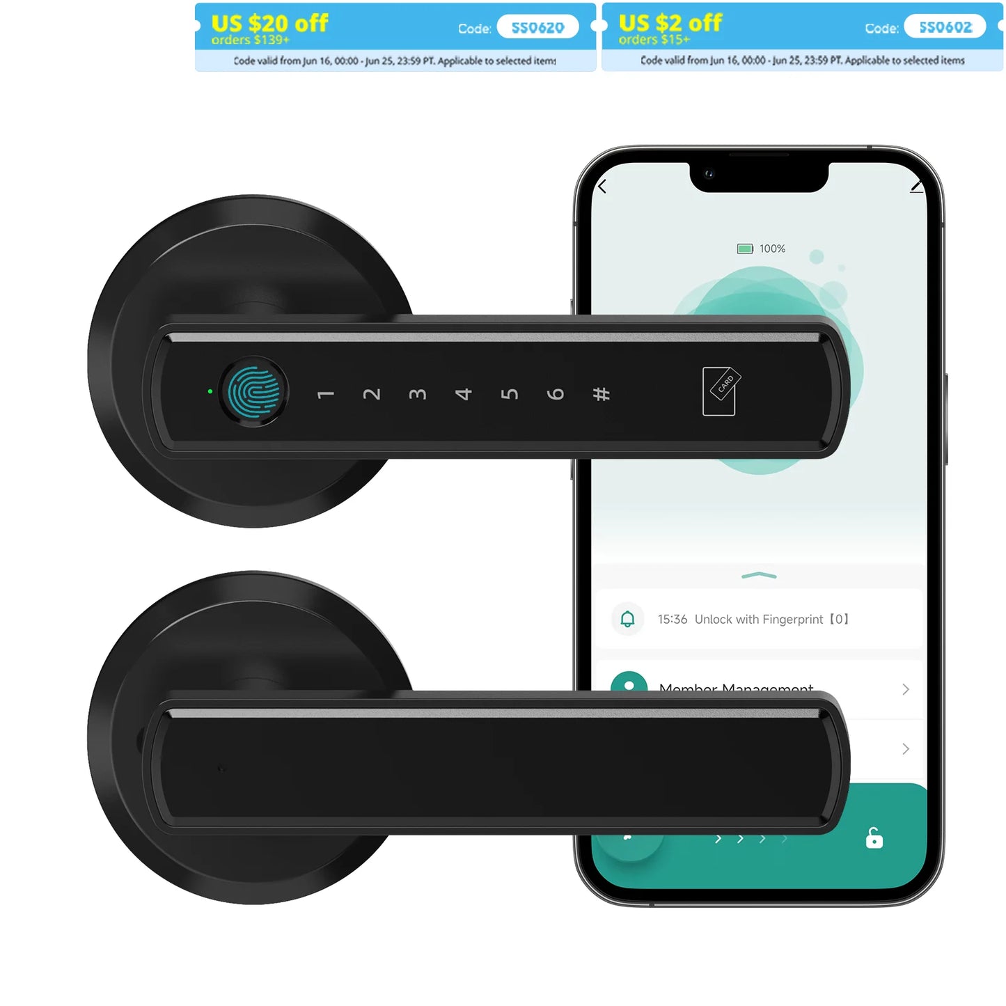 Smart Lock Fingerprint Door Lock