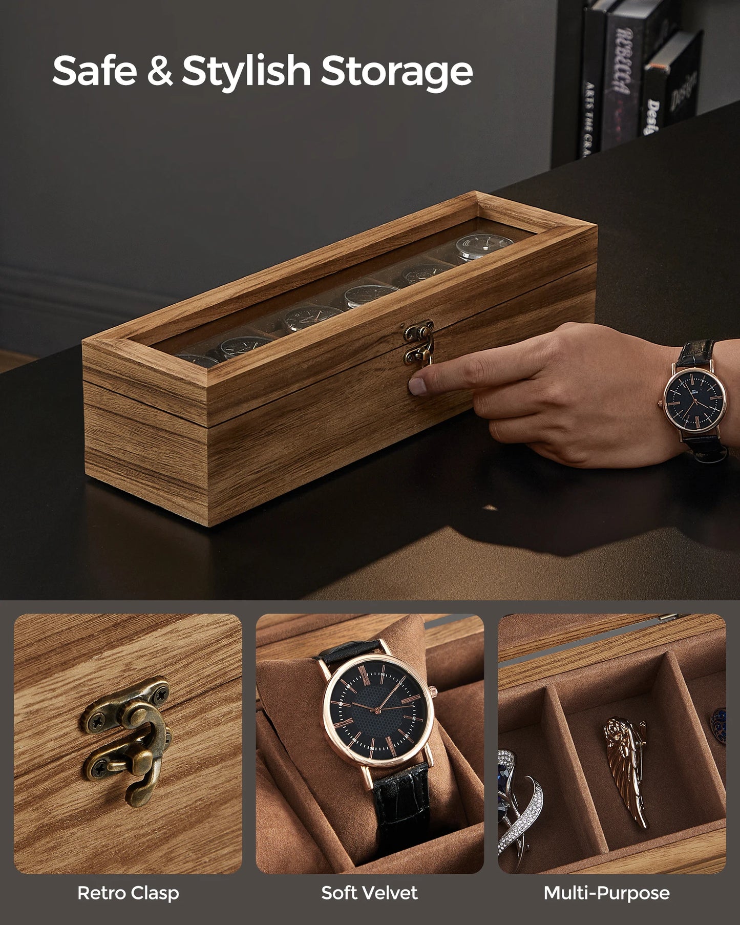 6-Slot Watch Case