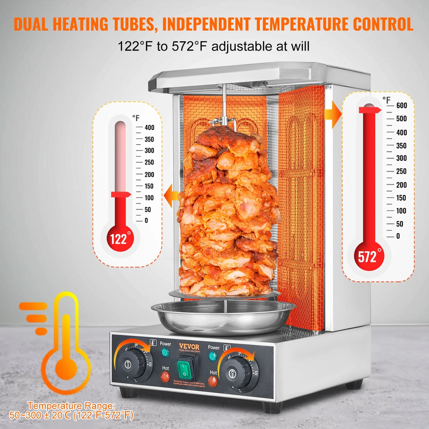 Grill Machine Electric Vertical Broiler