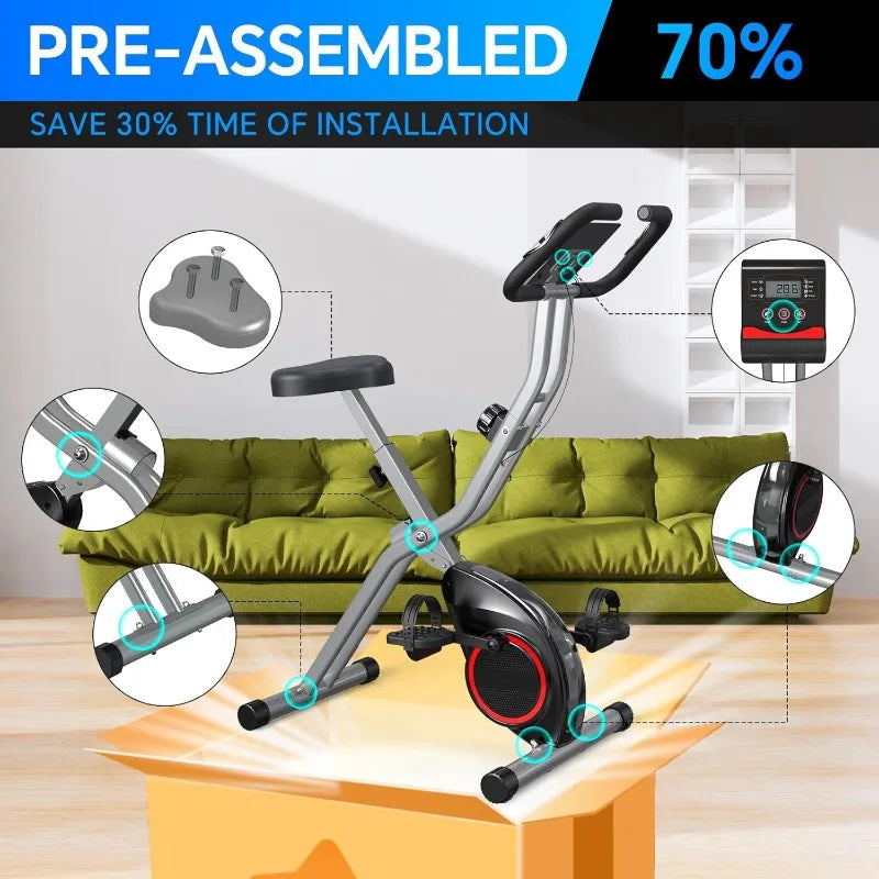 Lightweight 33LB Foldable Exercise Bike