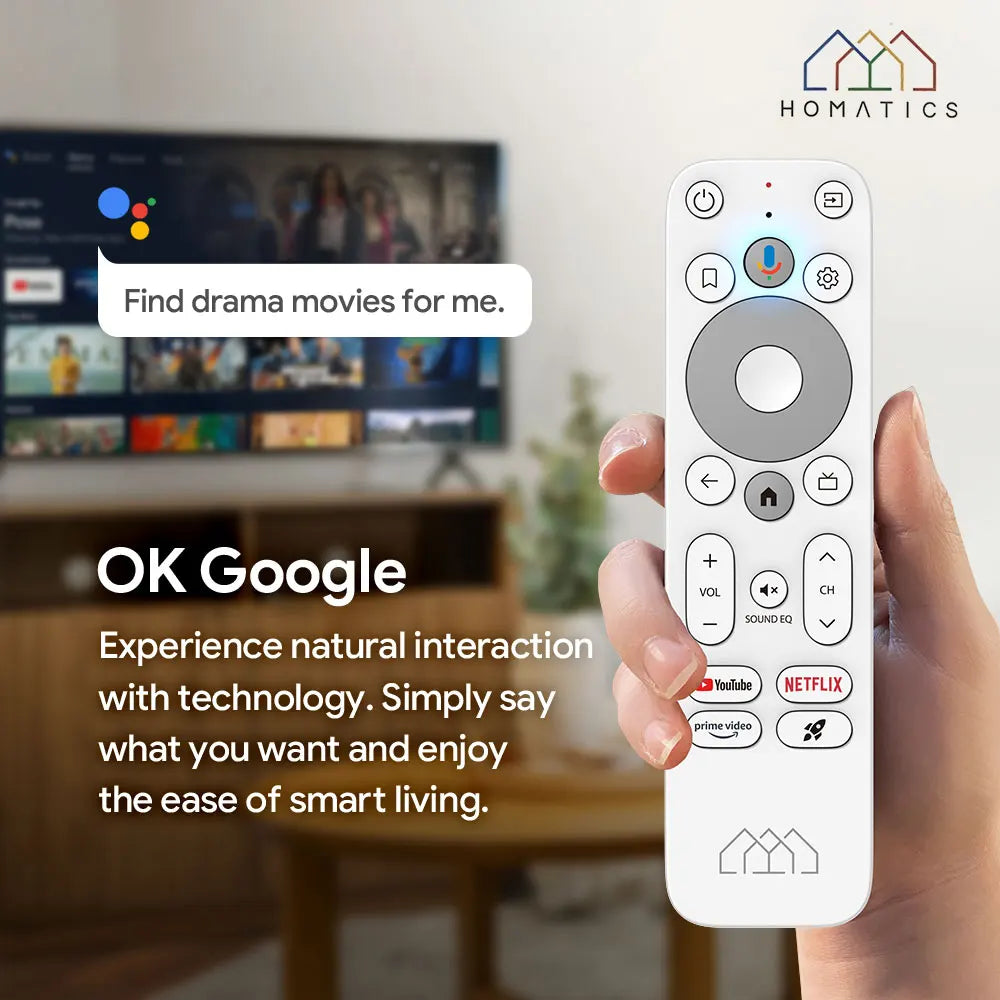HOMATICS 4K Plus TV Box Wifi6 BT5.0