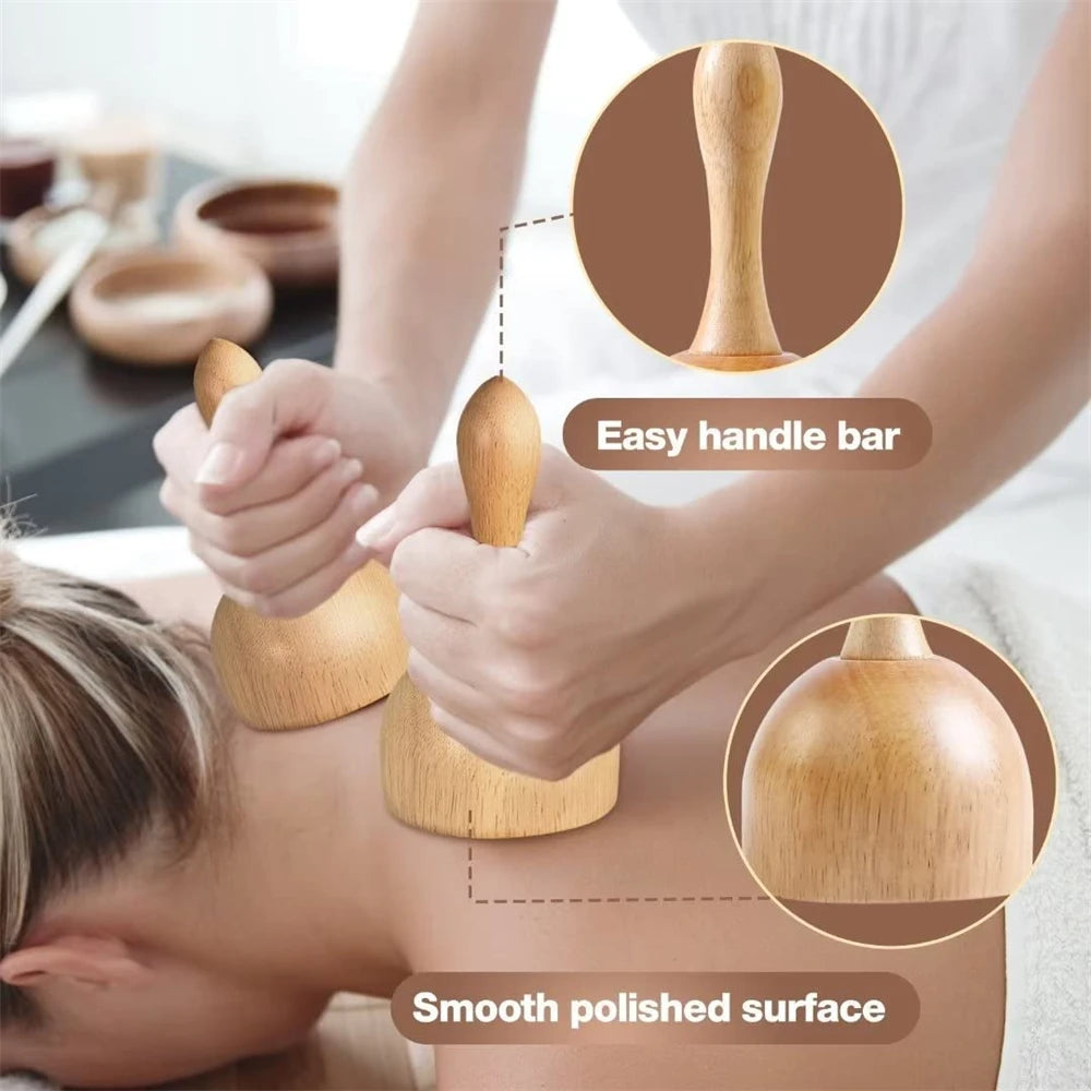 Wood Therapy Massage Tools Set