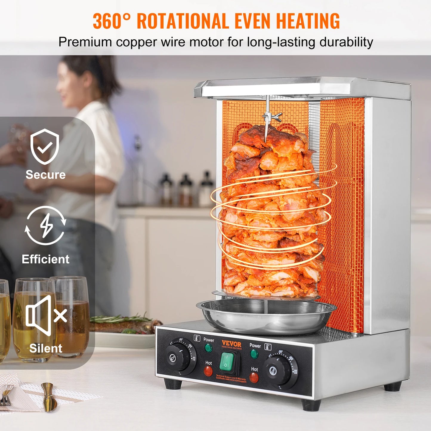 Grill Machine Electric Vertical Broiler