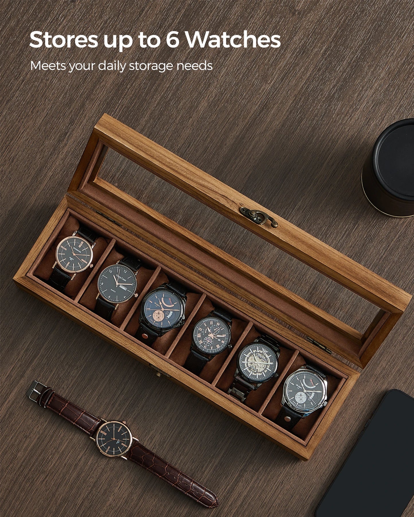 6-Slot Watch Case