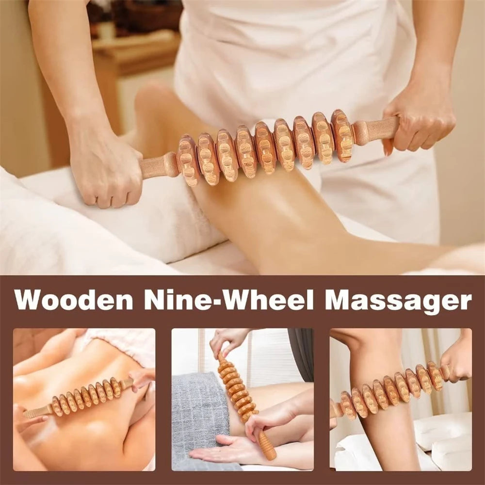 Wood Therapy Massage Tools Set