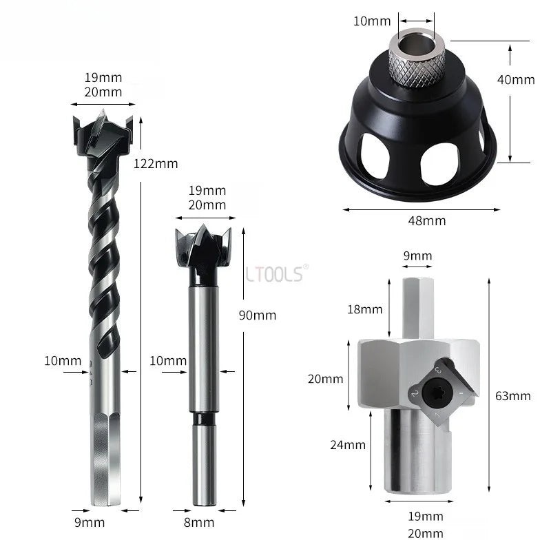Woodworking Vertical Drilling Locator