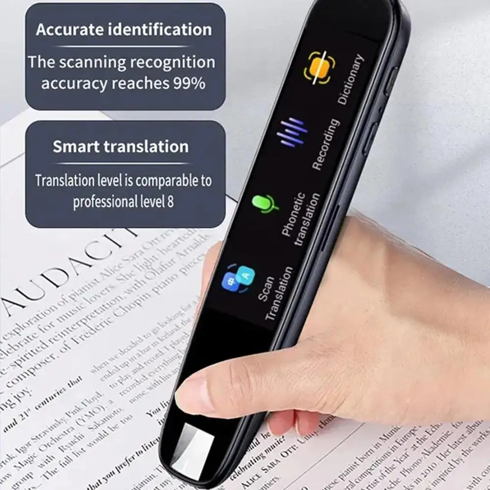 Intelligent Scanning Point Reading Translator Pen