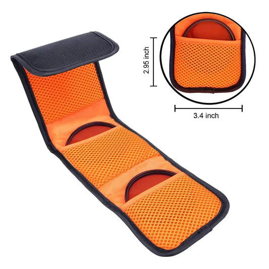 Camera Lens Filter Pouch For 82mm ND UV CPL C