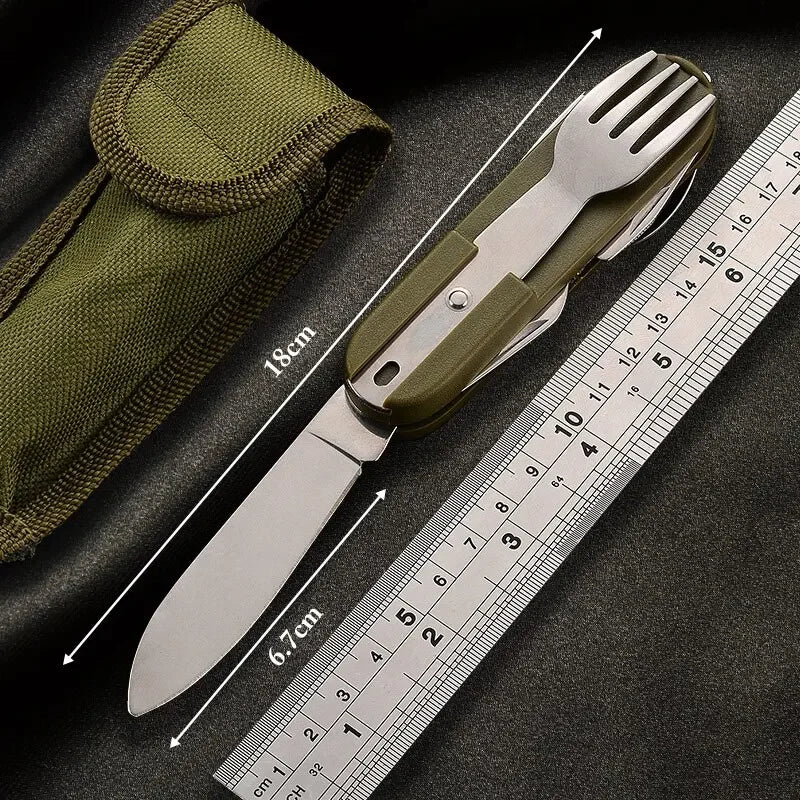 7 In 1 Multi-functional Outdoor Tableware