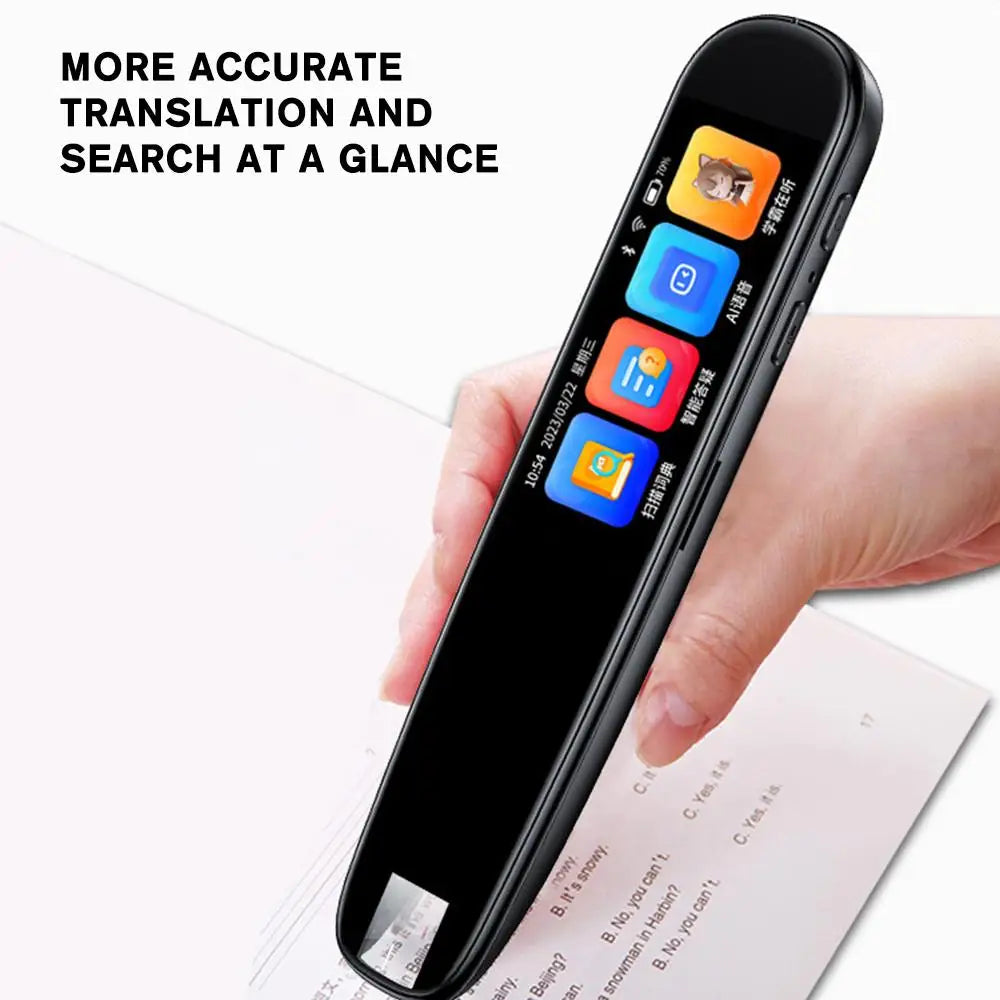 Intelligent Scanning Point Reading Translator Pen