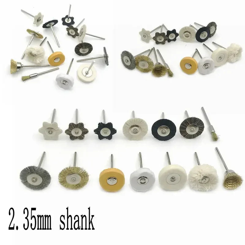 Jewelry polishing brush technician tool