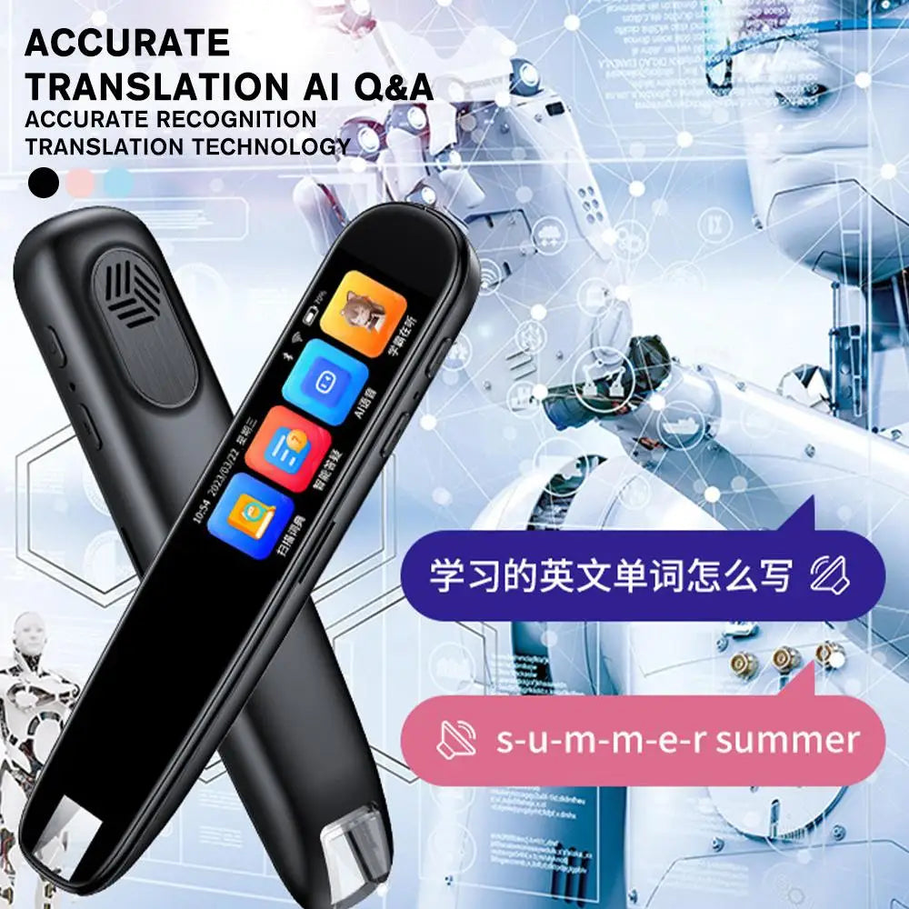 Intelligent Scanning Point Reading Translator Pen