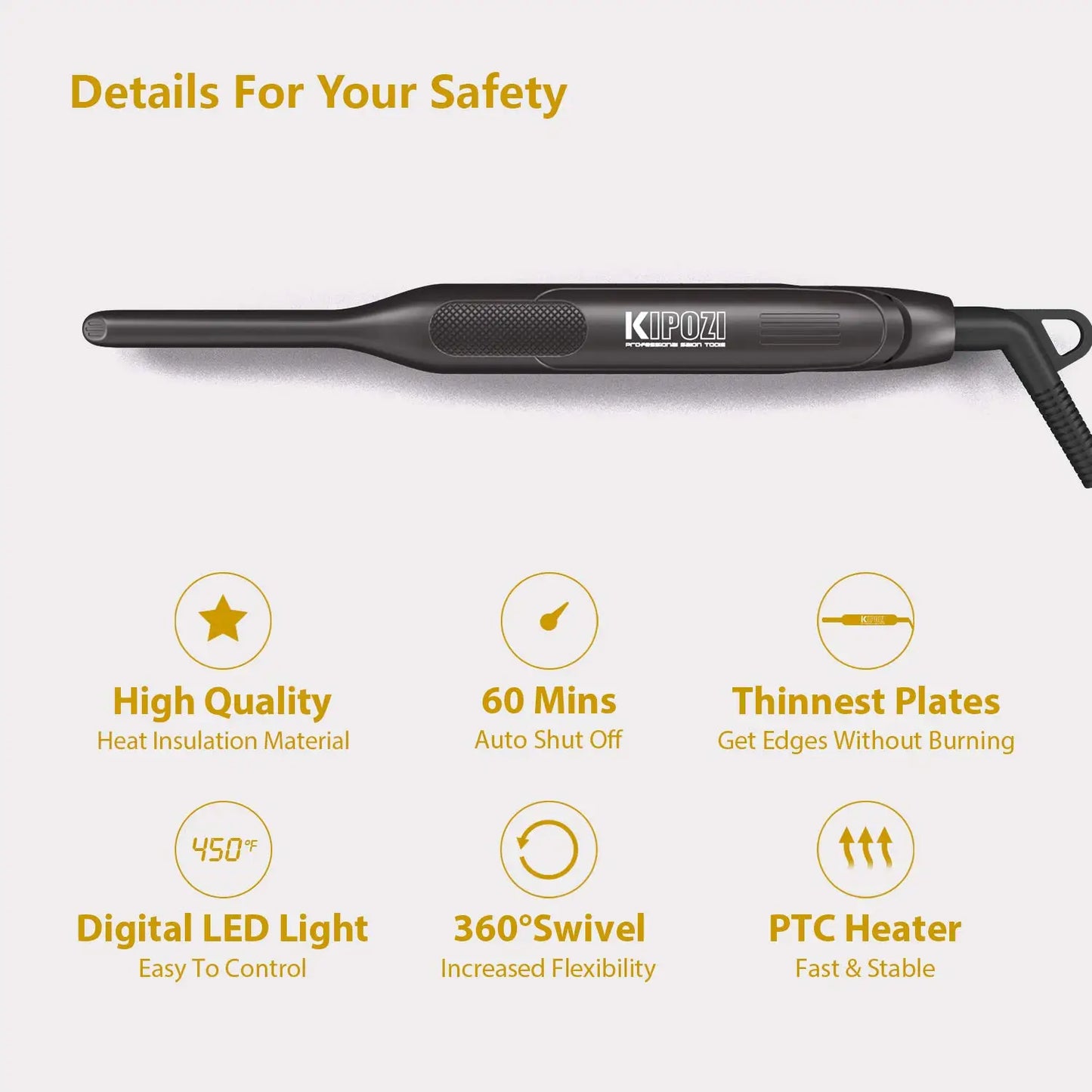 Titanium Small Hair Straightener