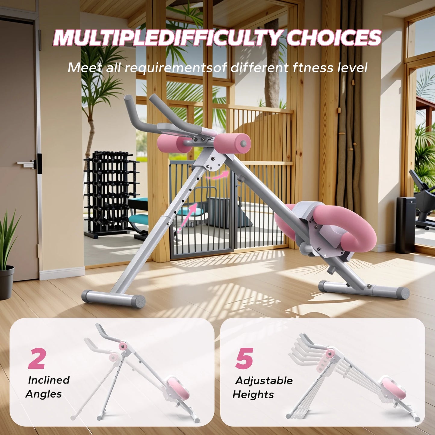 Ab Machine Adjustable Trainer
