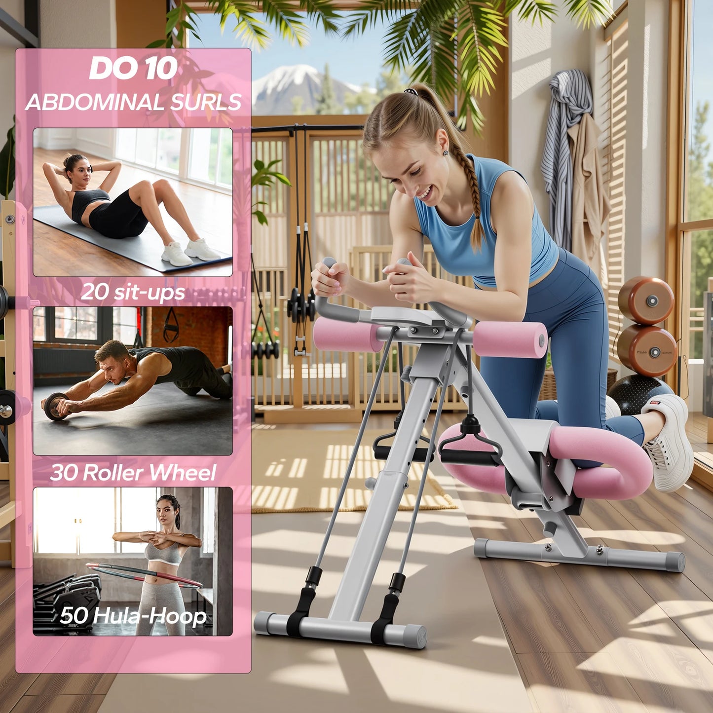 Ab Machine Adjustable Trainer